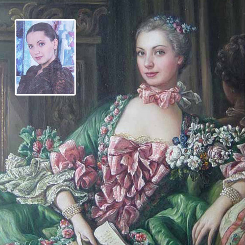 Custom oil portrait, Original Personalized portrait painting, History portrait, Hand Painted Oil Painting portrait From Photos